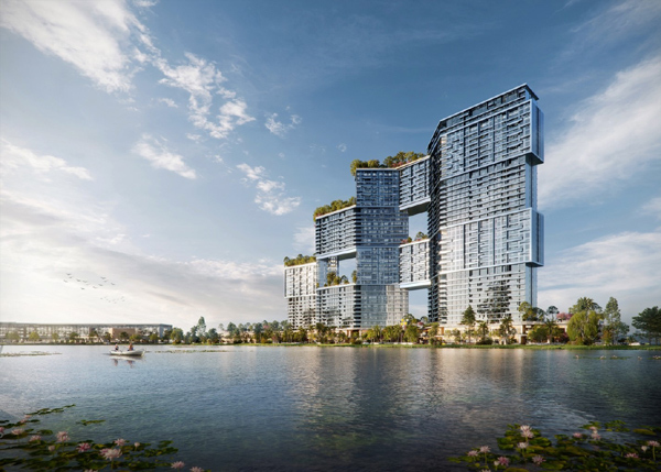 Tập đoàn kiến trúc danh giá của M? Việt Nam có d?án toà tháp xanh