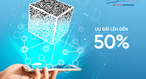 Thanh toán QR Pay, nhận ngay ưu đãi tới 50% từ VietinBank