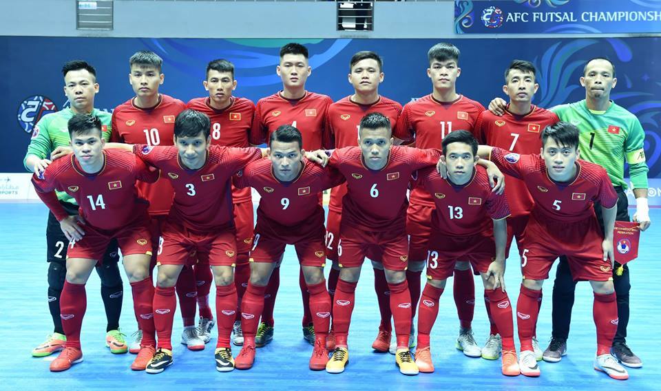 Lịch thi đấu của ĐT futsal Việt Nam ở giải Futsal châu Á 2018