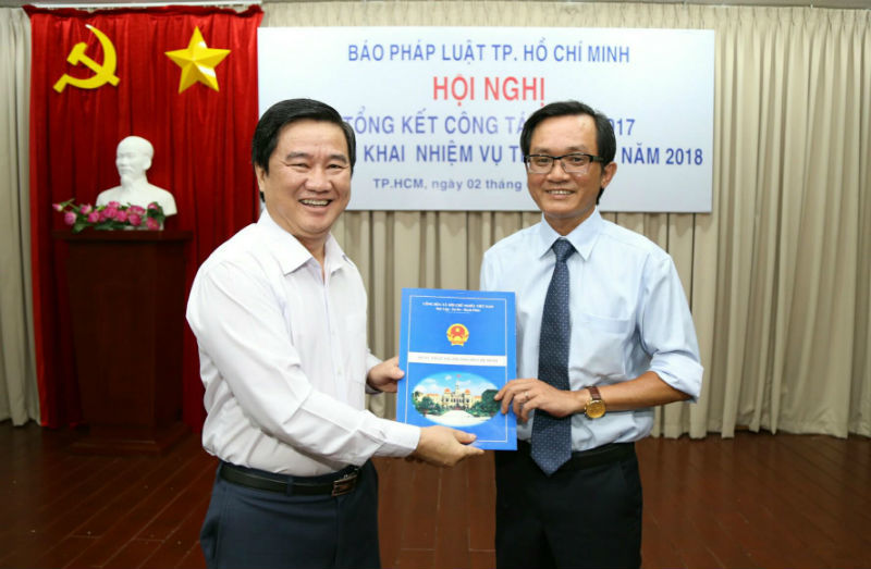 Ông Nguyễn Đức Hiển làm Phó tổng biên tập báo Pháp Luật TP.HCM