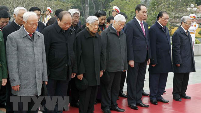 Lãnh đạo Đảng, Nhà nước vào Lăng viếng Chủ tịch Hồ Chí Minh