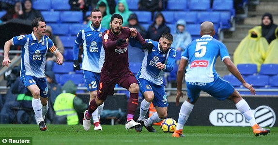 Espanyol 1-1 Barcelona