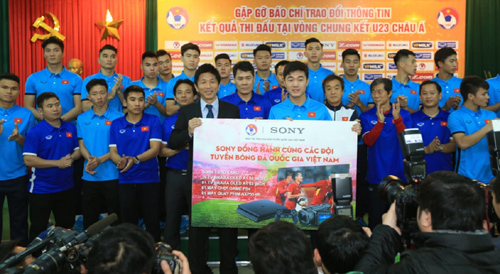 Sony tặng thưởng Đội tuyển U23 Việt Nam hơn 3,5 tỷ đồng