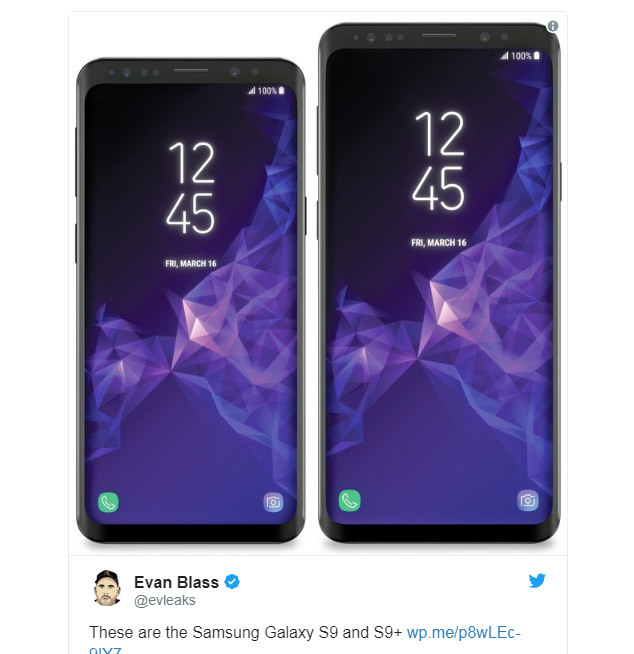 Xem trước hình ảnh tuyệt đẹp về Galaxy S9, Galaxy S9 Plus