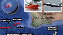 Tàu tìm kiếm máy bay MH370 cũng mất tích bí ẩn