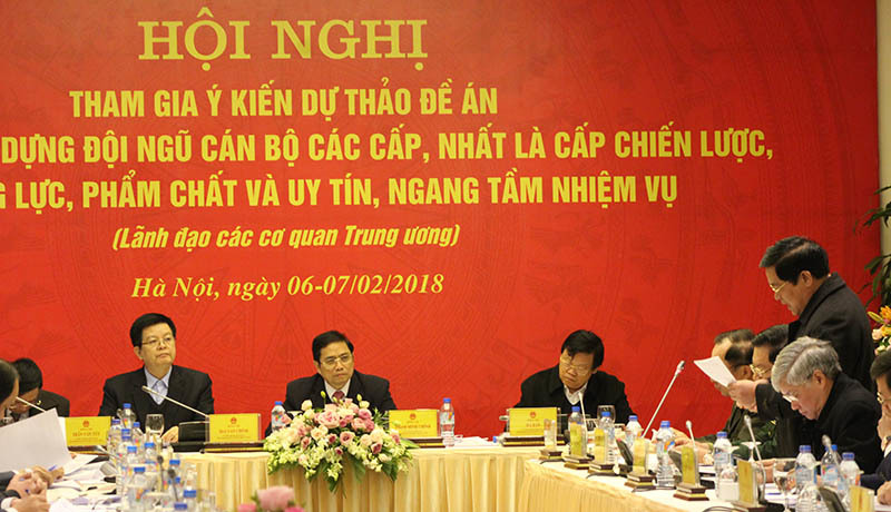 công tác cán bộ,Trưởng ban Tổ chức TƯ,Phạm Minh Chính