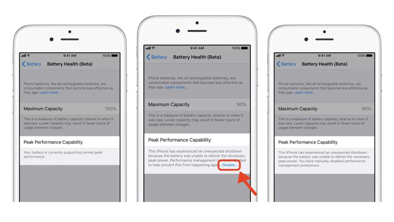 Cách kiểm tra tình trạng pin, tắt tùy chọn làm chậm iPhone cũ ở iOS 11.3 beta