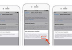 Cách kiểm tra tình trạng pin, tắt tùy chọn làm chậm iPhone cũ ở iOS 11.3 beta