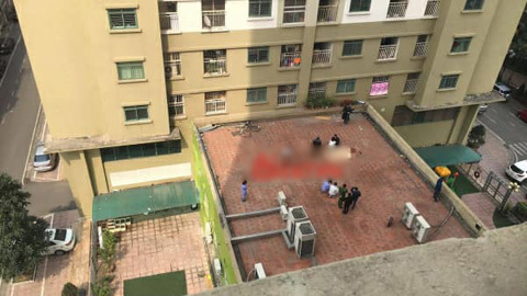 Người đàn ông rơi từ tầng 11 chung cư Hà Nội