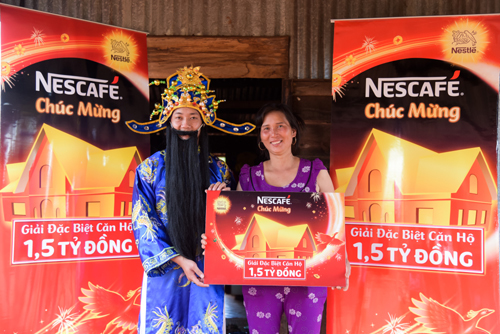 1,5 tỉ đồng Lộc xuân NESCAFÉ về tay người mẹ nghèo Gia Lai