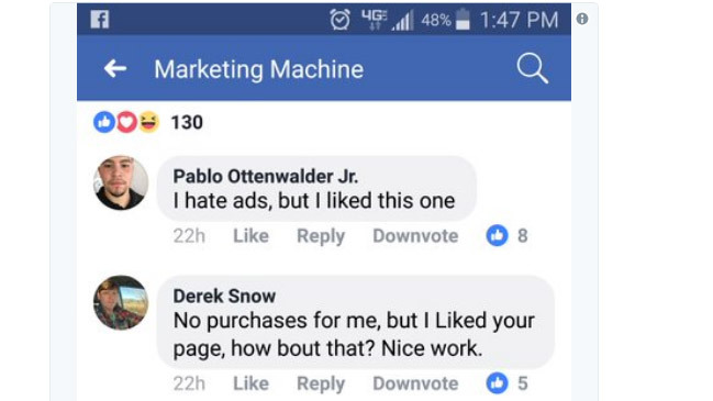 Facebook thử nghiệm nút Downvote thay thế Dislike