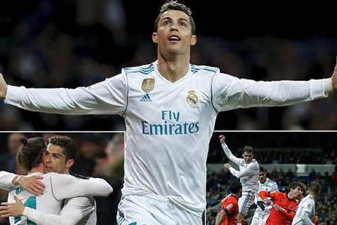 Ronaldo lập hat-trick, Real mở tiệc bàn thắng