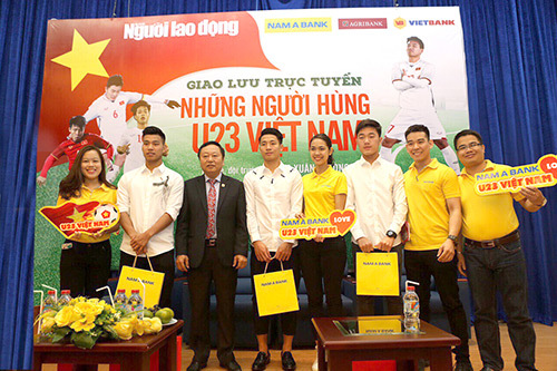 Nam A Bank đồng hành cùng U23 VN mừng chiến tích lịch sử