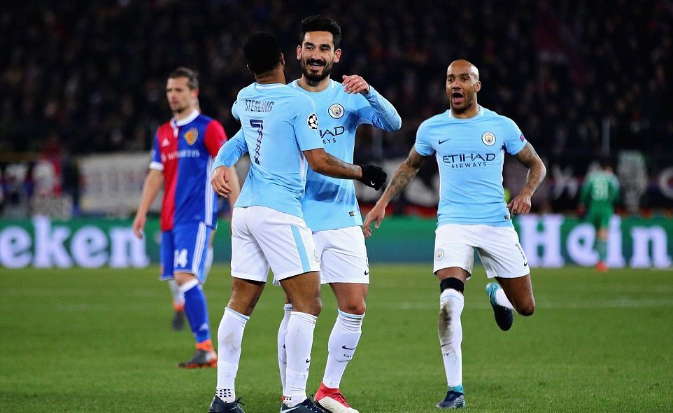 Đè bẹp Basel, Man City đặt 1 chân vào tứ kết Champions League