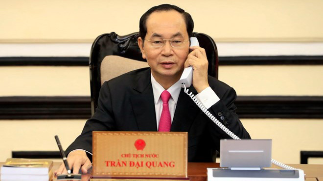 Chủ tịch nước điện đàm với Tổng thống Hoa Kỳ