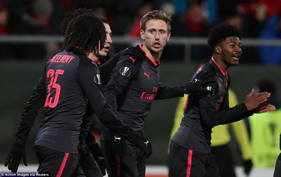 Arsenal đặt một chân vào vòng 1/8 Europa League