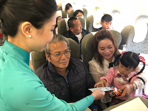 Hàng vạn hành khách nhận lì xì từ Vietnam Airlines