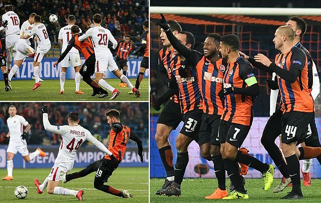 Shakhtar Donetsk ngược dòng ngoạn mục hạ AS Roma