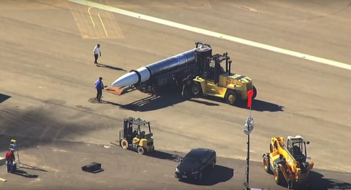 Rò rỉ hình ảnh tên lửa bí mật của Mỹ