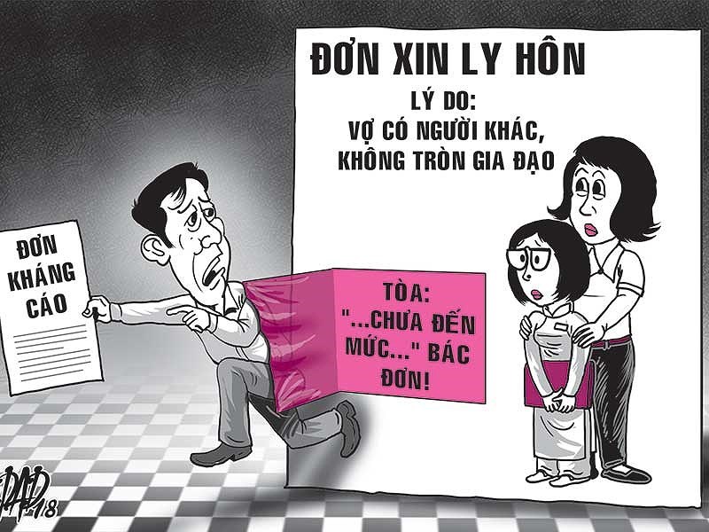 Đòi ly hôn vì vợ không... tròn gia đạo