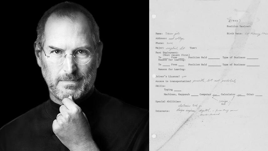 Đấu giá thư xin việc của huyền thoại Steve Jobs