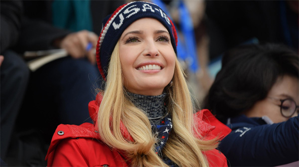 Hình ảnh Ivanka Trump nổi bật dự Olympic