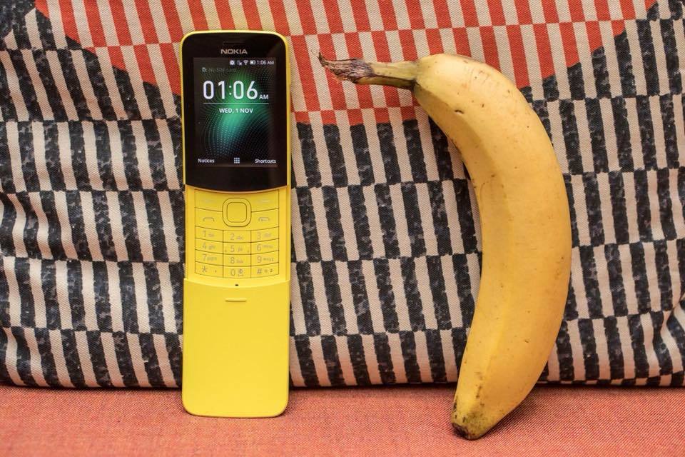 Nokia 8 Sirocco trình làng, Nokia 8110 tái xuất với hình trái chuối