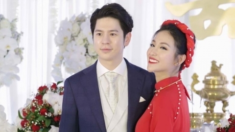 Hình ảnh hiếm hoi từ lễ đính hôn của tình cũ Trấn Thành