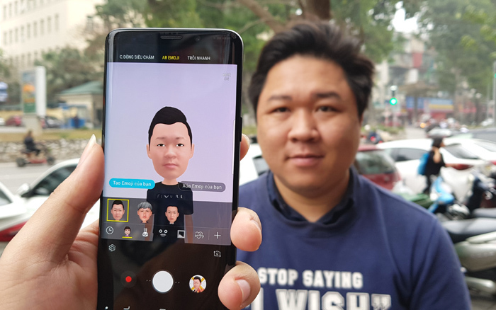 Trải nghiệm Emoji trên Galaxy S9, xem Samsung bắt chước Apple