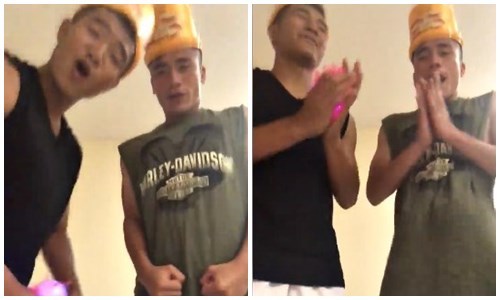 Hà Đức Chinh chúc mừng sinh nhật Bùi Tiến Dũng theo cách chẳng giống ai