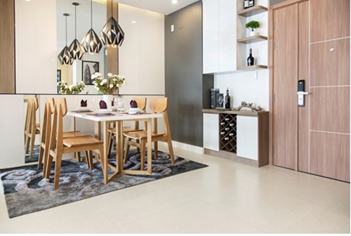 Không gian tinh tế trong căn hộ 2 phòng ngủ New City