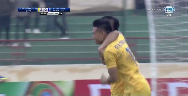 SLNA 2-0 Johor Darul: Xuân Mạnh ghi bàn