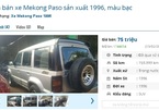 Loạt ô tô cũ chính hãng giá 75 triệu đang rao bán ở chợ Việt