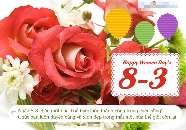 Cách làm thiệp chúc mừng ngày Quốc tế Phụ nữ 83 đẹp ý nghĩa