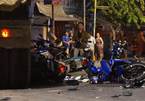 Xe ben tông hàng loạt xe máy ở Sài Gòn, nhiều người bị thương