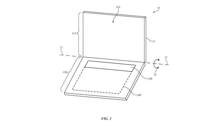 Apple đăng ký sáng chế laptop màn hình kép, chỉ dùng phím ảo