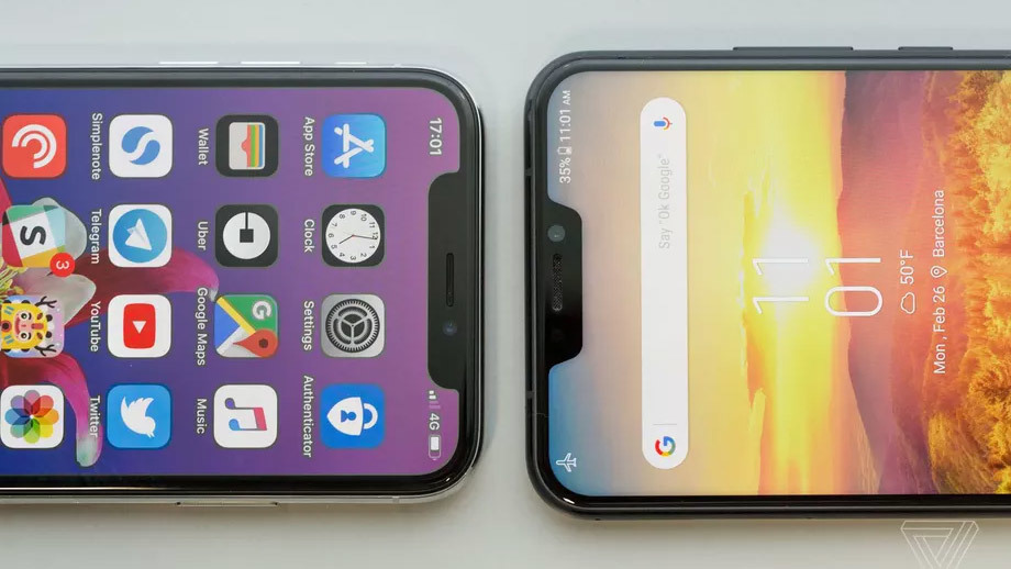 Hàng loạt smartphone Android 'nhái' màn hình tai thỏ của iPhone X