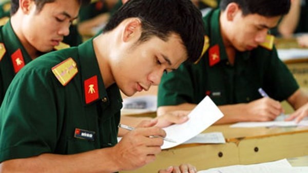 Thông tin chi tiết về tuyển sinh các trường quân đội năm 2018