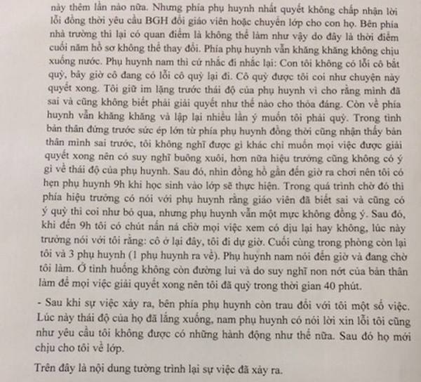 cô giáo quy xin loi phu huynh