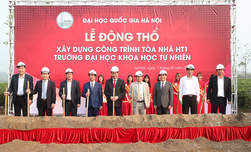 Động thổ xây dựng công trình thuộc dự án ĐHQG Hà Nội tại Hòa Lạc