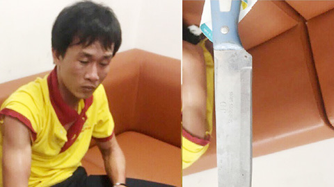 Tài xế rút dao tấn công nhân viên an ninh sân bay Vinh