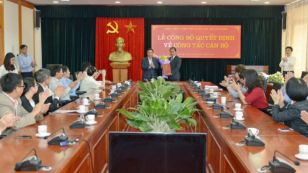 Học viện Chính trị Quốc gia Hồ Chí Minh bổ nhiệm nhân sự mới