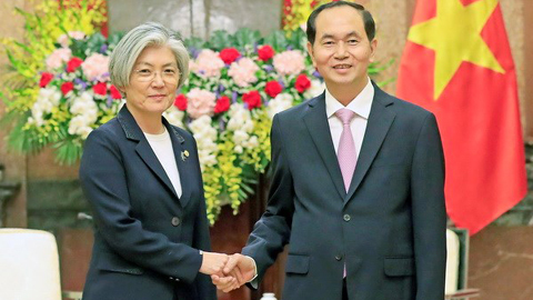 Chủ tịch nước, Thủ tướng tiếp Bộ trưởng Ngoại giao Hàn Quốc