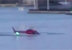 Trực thăng rơi xuống sông New York