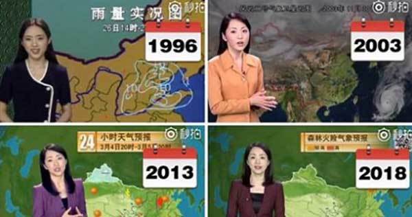 Ngắm nữ MC thời tiết 22 năm nhan sắc không đổi
