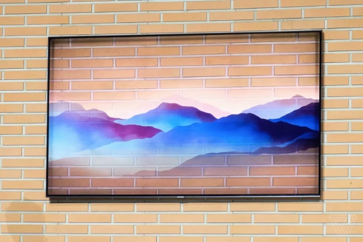 TV QLED 4K 2018 có thể “ẩn mình” trên tường, quản lý nhà thông minh