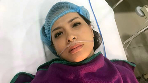 Sau 2 tháng cắt bỏ tử cung, Thúy Hạnh lại nhập viện cấp cứu