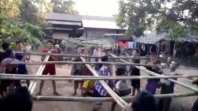 Phì cười với trò nhảy sạp đỉnh cao bằng đầu