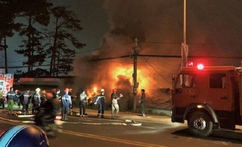 Vụ cháy 5 người chết ở Đà Lạt: Nghi can phóng hỏa là hàng xóm