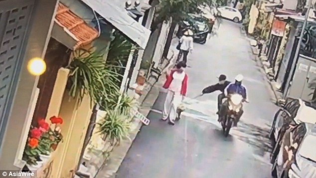 Cảnh cướp chó trắng trợn ở Hà Nội lên báo Anh